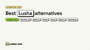Best Lusha Alternatives in 2026: 8 Tools Compared