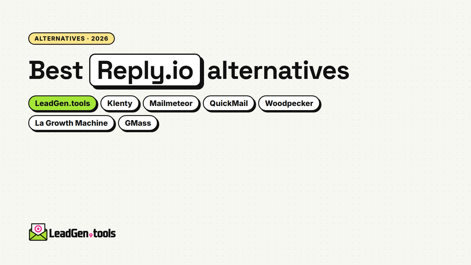 Best Reply.io Alternatives in 2026: 8 Tools Compared
