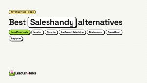 Best Saleshandy Alternatives in 2026: 8 Tools Compared