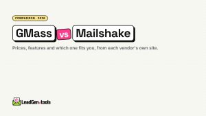 GMass vs Mailshake (2026): Prices, Features and Which to Choose
