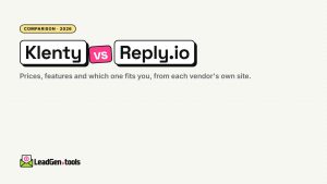 Klenty vs Reply.io (2026): Prices, Features and Which to Choose