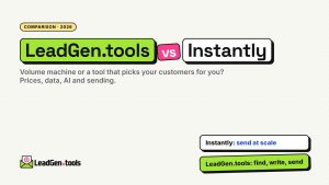 LeadGen.tools vs Instantly comparison