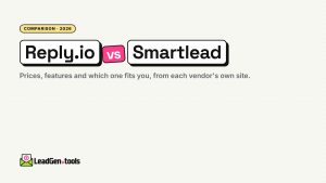 Reply.io vs Smartlead (2026): Prices, Features and Which to Choose