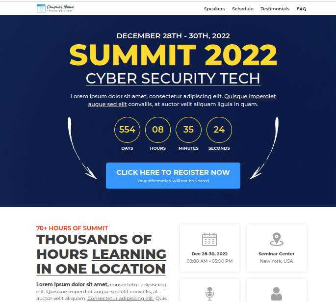 Cyber Security Summit | Home