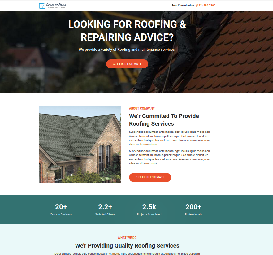  Roofing Agency - Home